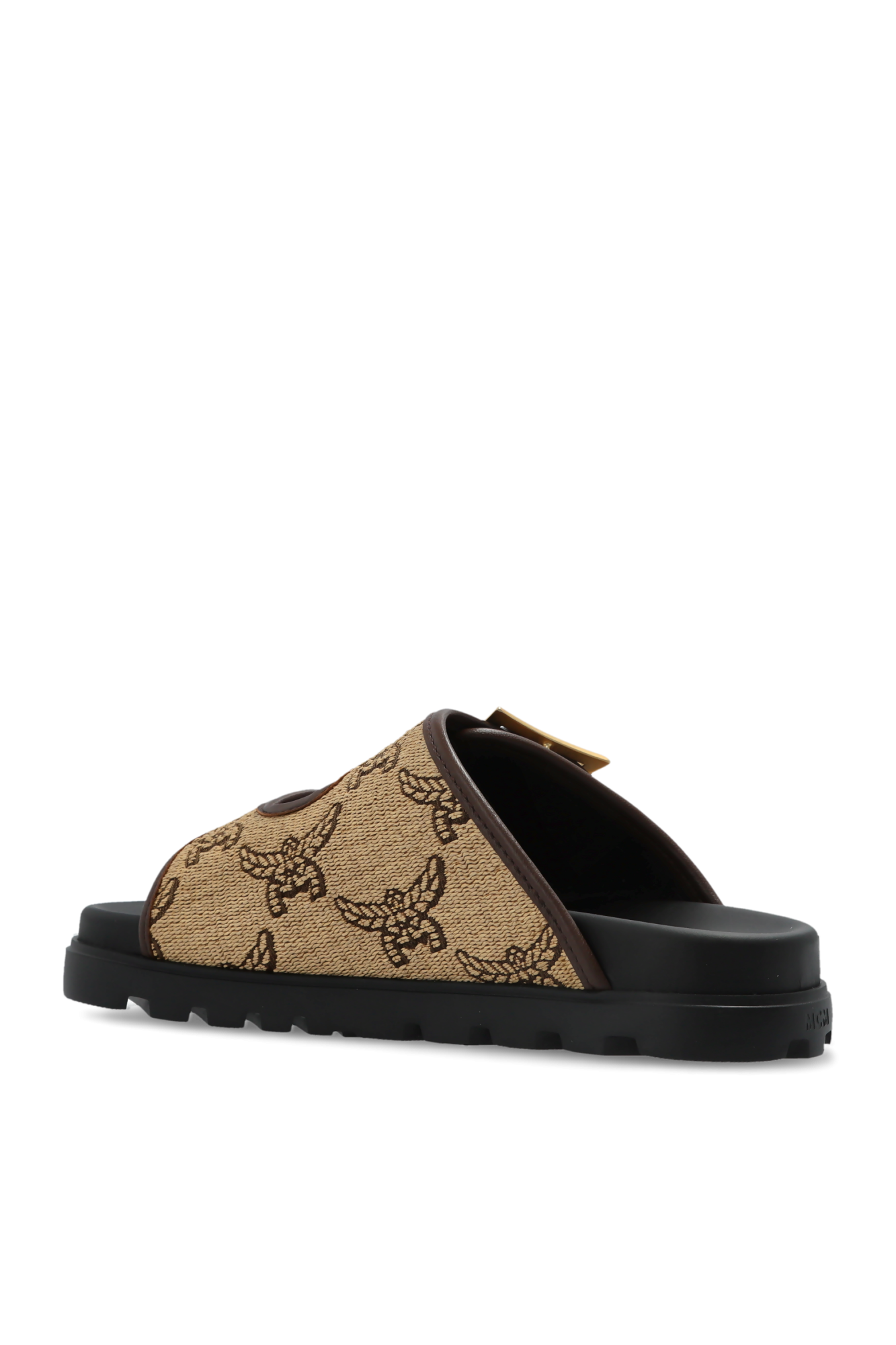 MCM visetosスライダーサンダル 45 IT / M Visetos Slide Sandals Cognac | MCM ®US
